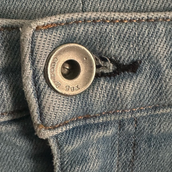 Rag & Bone Women's Mid Rise Ankle Skinny Jeans in Light Blue wash Distressed 31 - Picture 4 of 15